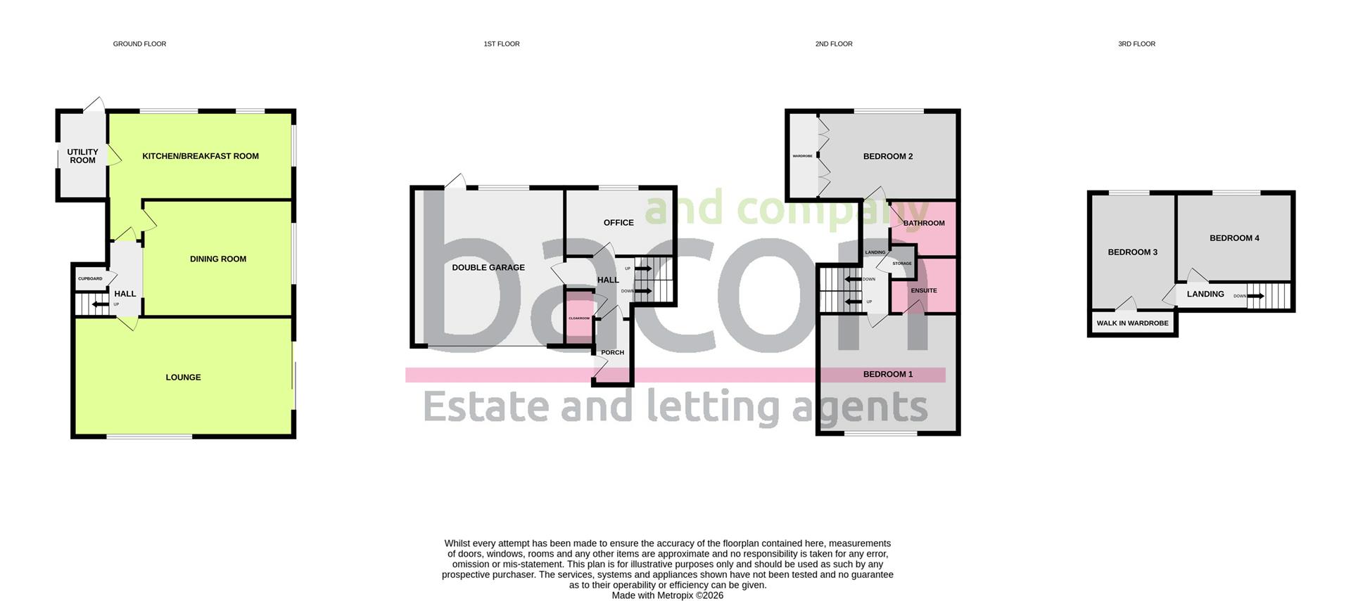 Floor Plan | House - Detached | Longlands, Worthing | Sold - Subject to Contract